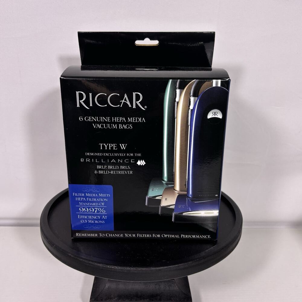 BRAND NEW Riccar Vacuum Bags HEPA Type W Brilliance B11